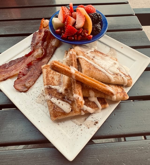 Cinnamon Churro Pancakes